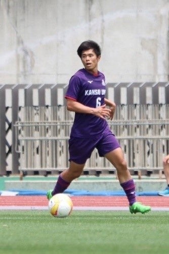 関西大学体育会サッカー部 川島 功奨さんが鹿児島ユナイテッドFCに入団内定