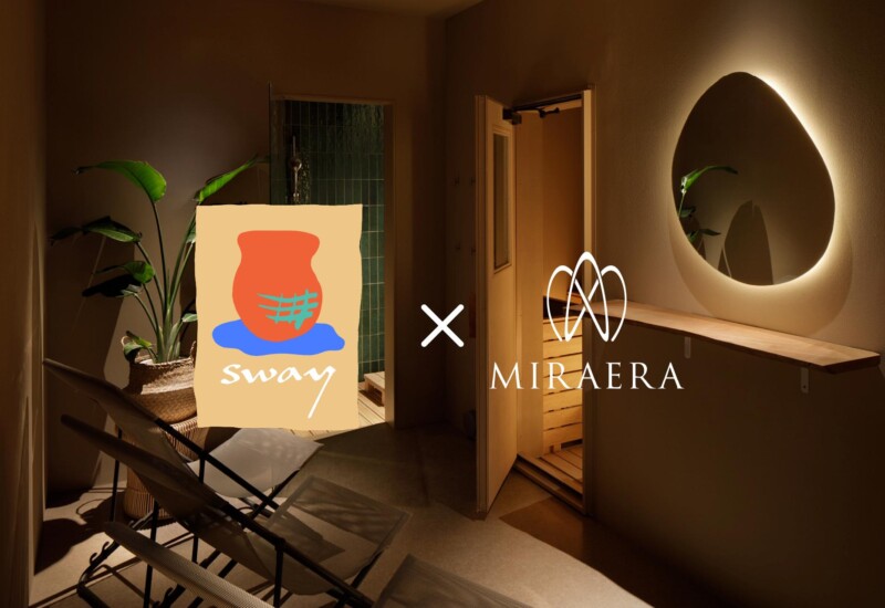 【サウナで福利厚生】健康経営を支援するMIRAERA株式会社がプライベートサウナswayと業務提携