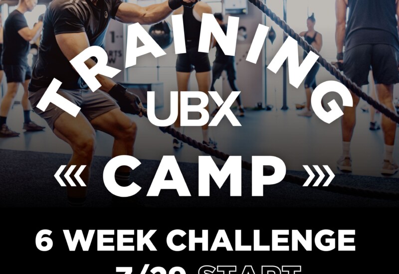 UBXの6週間集中ダイエットプログラム【トレーニングキャンプ♯2】2024年7月29日（月）より開催！