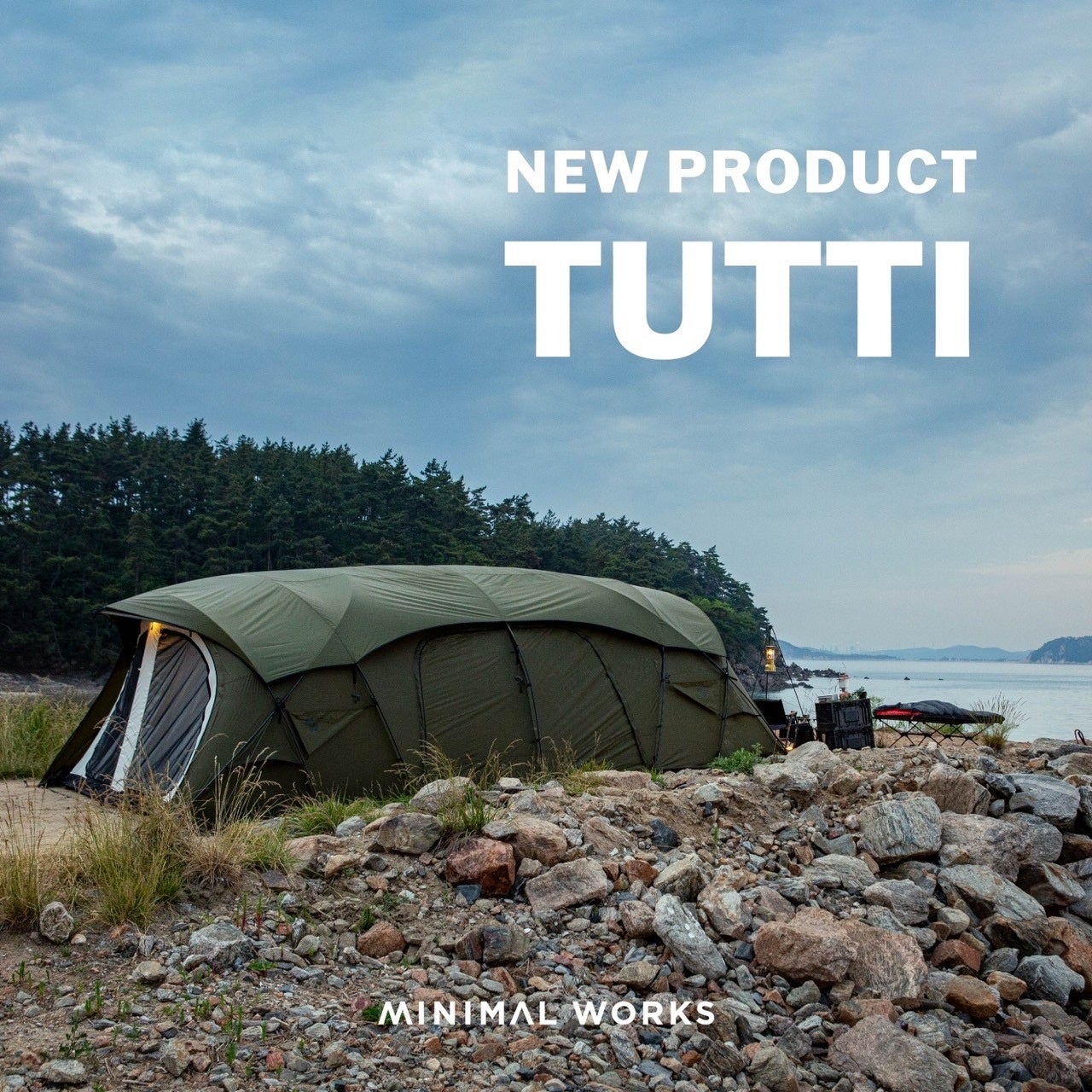 ＜MINIMAL WORKS (ミニマルワークス)＞から7.6mの大型リビングテント「TUTTI」が新発売。UNBY公式オンライン...