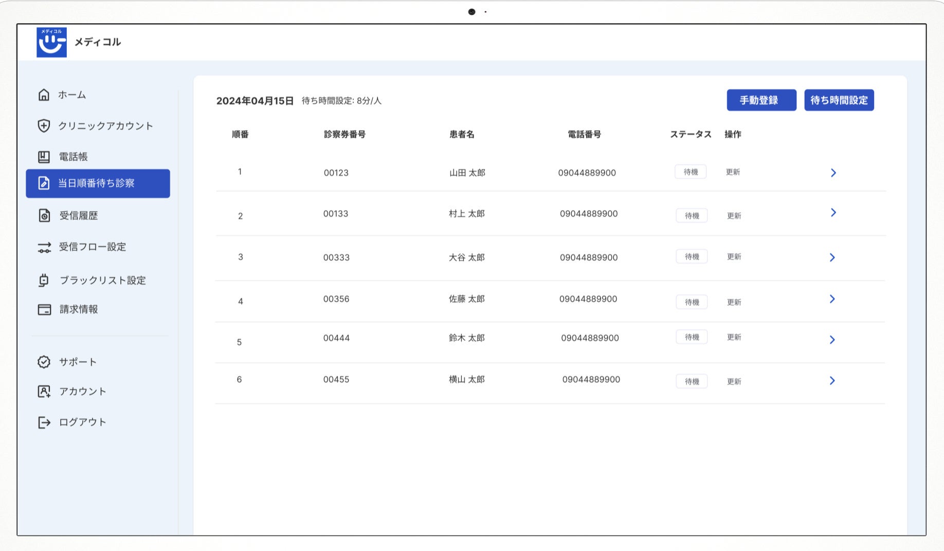 クリニック向け電話自動応答サービス -DXメディコルをリリース！　8月末までのお申し込みで3ヶ月基本使用料無...