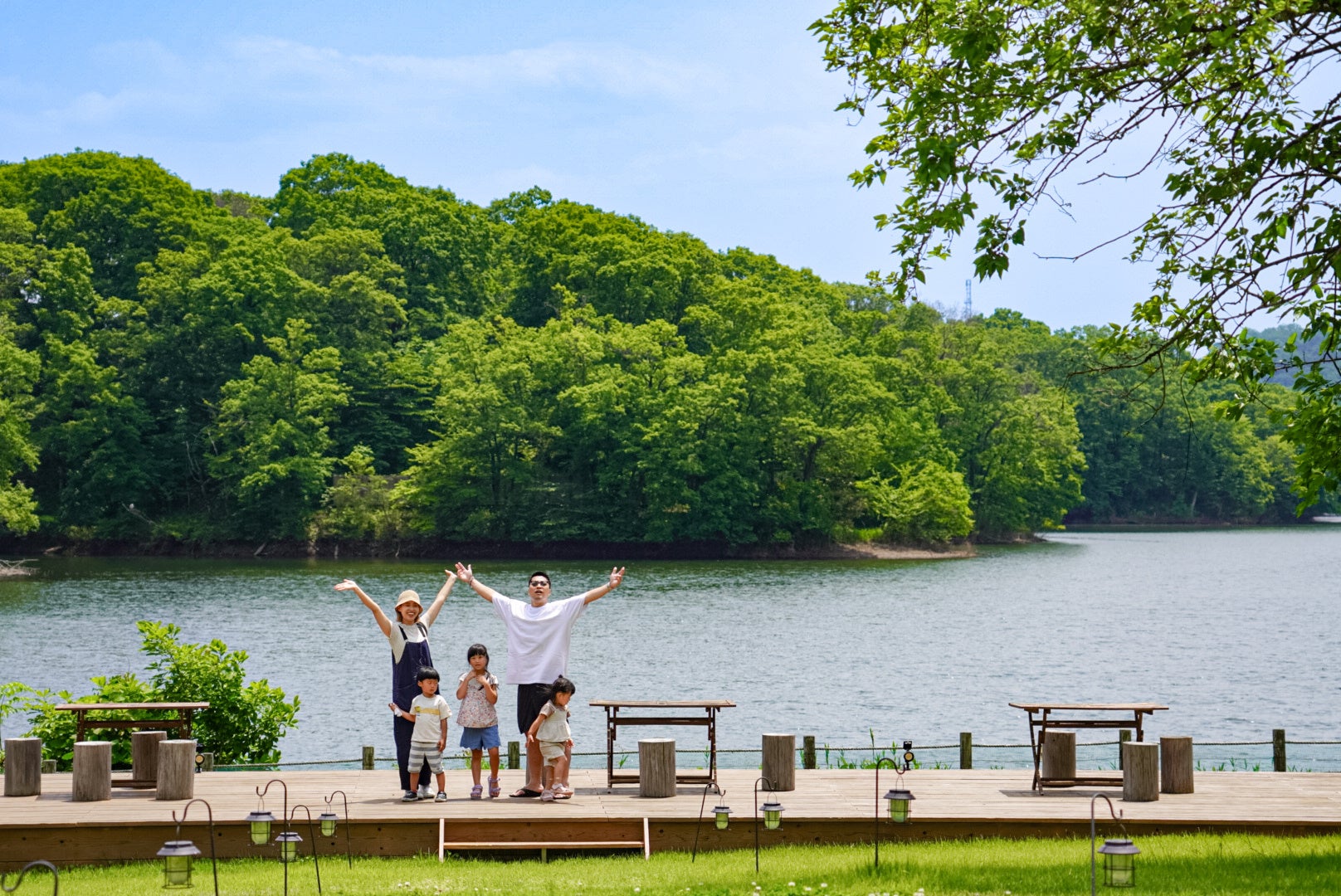 サマー新企画で夏休みの思い出づくりを応援します　　　　　　　　国営備北丘陵公園「湖畔ステイズ庄原」