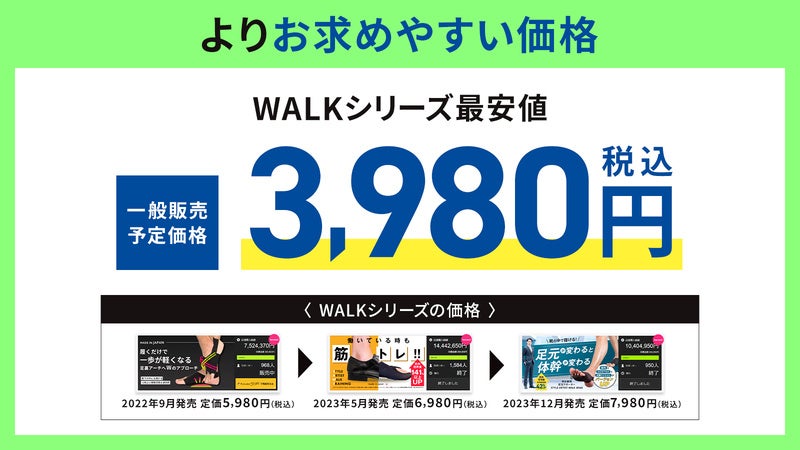 【夏の運動不足を解消！】足指を開いてストレッチしながら体幹をサポートする『STYLE ARTIST WALK LIGHT』応...