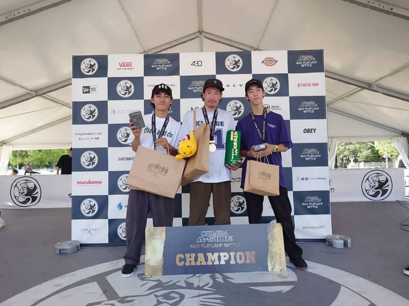 BMX・フラットランド佐々木元選手がCHIMERA A-SIDE BMX FLATLAND BATTLEにて優勝