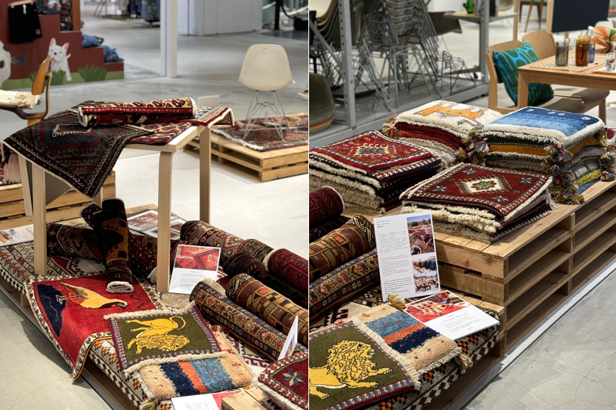 Mid-Century MODERN渋谷PARCO店にて『Hand Made Rug- POP -UP by Layout』を開催