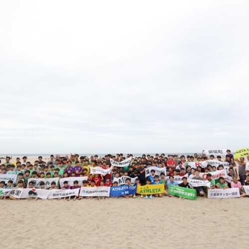 海開きの日！御宿ビーチのスタートはリアルビーチサッカー大会(自然の砂浜)で決定！ビーチサッカー「ATHLETA ...