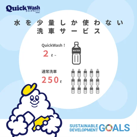 栃木県宇都宮市でSDGs洗車のクイックウォッシュが、7月17日に国内２2店舗目となる「ベルモール店」をオープン