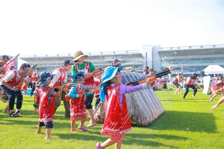 【満員御礼・仙台初開催】イオンタウン仙台泉大沢が戦国時代に？！びしょ濡れ必至のウォーターバトル「水合戦...