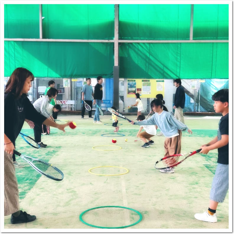 夏休み恒例の家族テニスイベント・えばらサマーフェスティバル 　今年はウォーターサバイバル"水鉄砲合戦" 初...