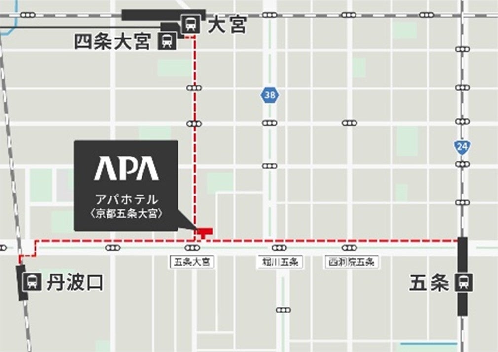 TKP、京都へホテル初出店「アパホテル〈京都五条大宮〉」 本日7月23日開業