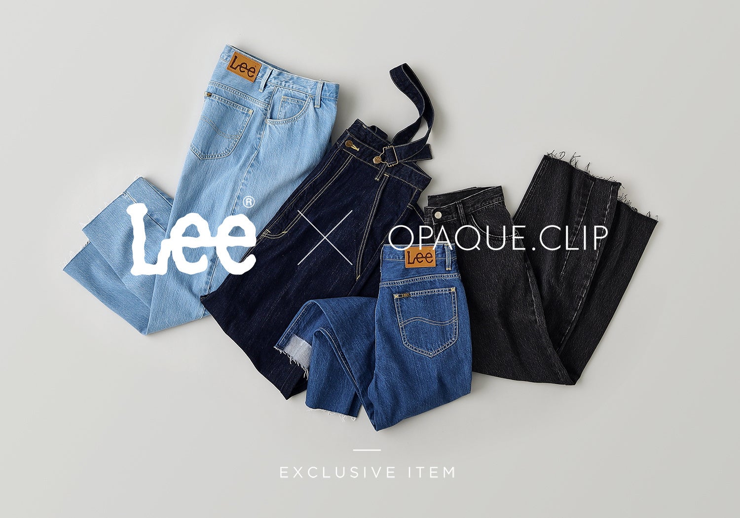 【OPAQUE.CLIP】「Lee®」別注デニムを 7月30日（火）より発売