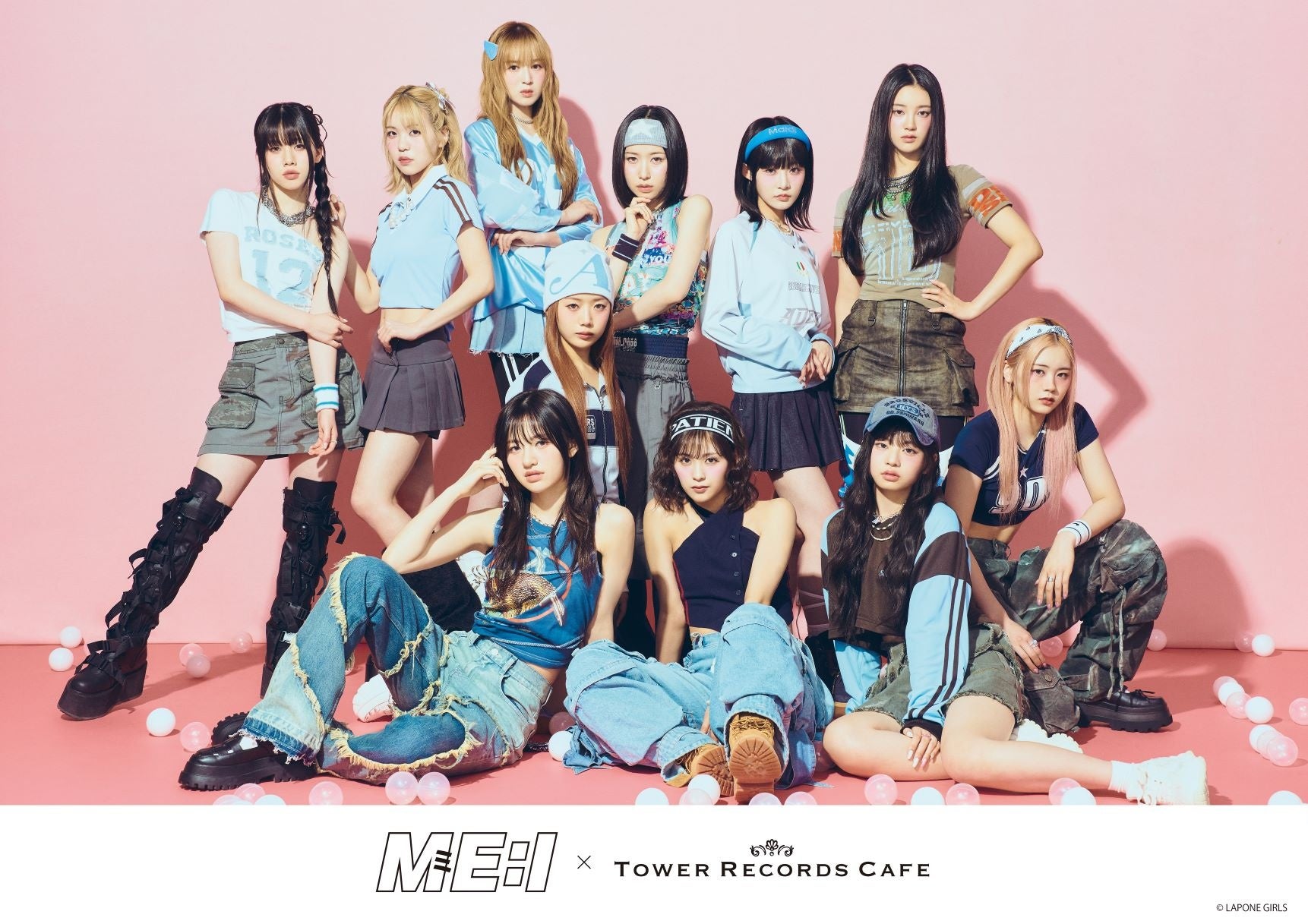 『ME:I×TOWER RECORDS CAFE』8/1～東京・名古屋・大阪・福岡のタワーレコードカフェにて開催決定！