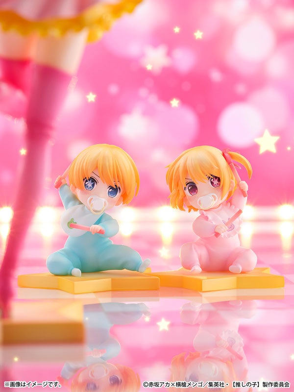 アニメ『【推しの子】』より、星野アイ、アクア＆ルビーが揃ってフィギュア化。あみあみにて予約受付中。