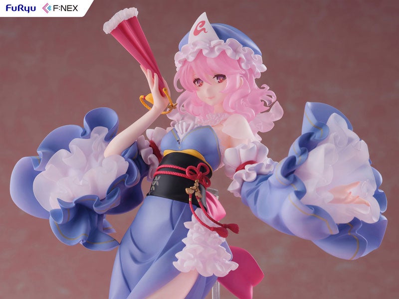 大人気イラストレーターのイラストをもとに『東方Project』の「西行寺幽々子」がフィギュア化。あみあみにて...