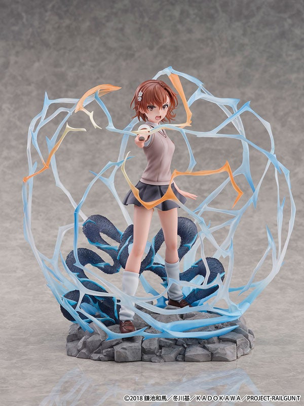 『とある科学の超電磁砲T』より、主人公「御坂美琴」がスケールフィギュアで登場。あみあみにて予約受付中。