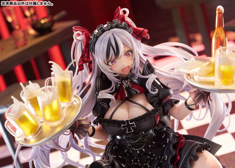 『アズールレーン』より「エルベ」のフィギュアが「慌て」フェイスパーツが付属する、あみあみ限定版で登場。