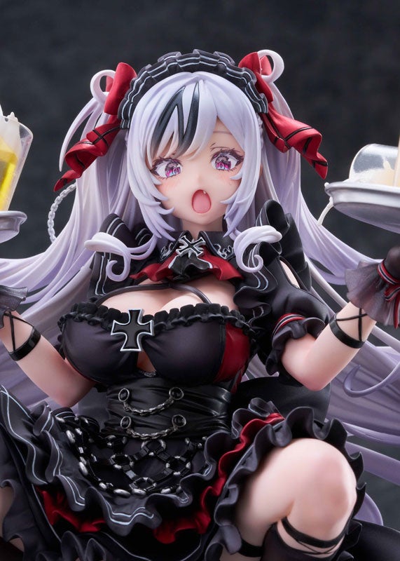 『アズールレーン』より「エルベ」のフィギュアが「慌て」フェイスパーツが付属する、あみあみ限定版で登場。