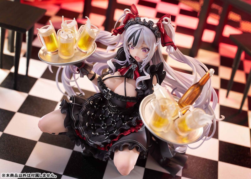 『アズールレーン』より「エルベ」のフィギュアが「慌て」フェイスパーツが付属する、あみあみ限定版で登場。