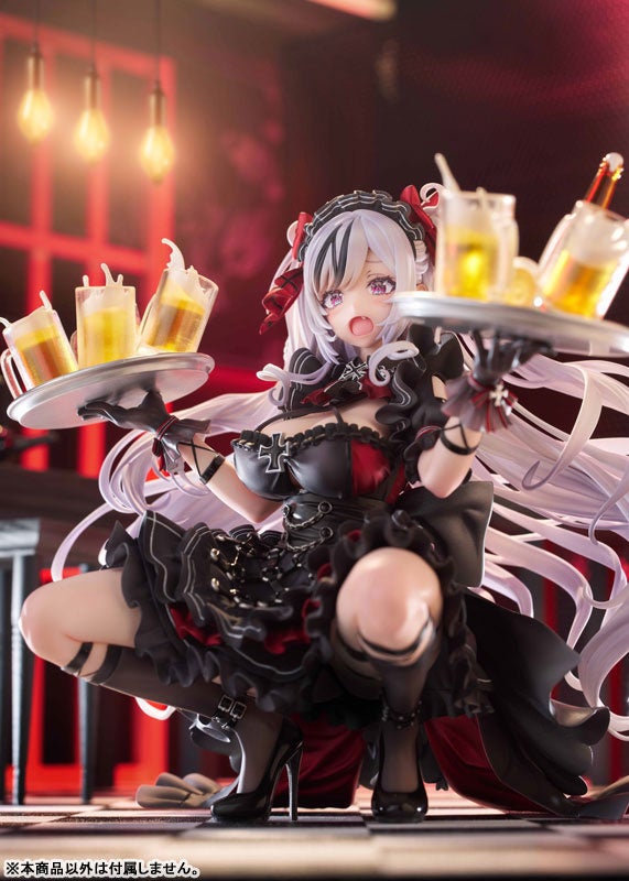 『アズールレーン』より「エルベ」のフィギュアが「慌て」フェイスパーツが付属する、あみあみ限定版で登場。