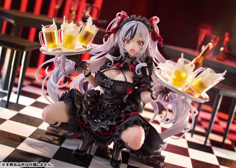 『アズールレーン』より「エルベ」のフィギュアが「慌て」フェイスパーツが付属する、あみあみ限定版で登場。