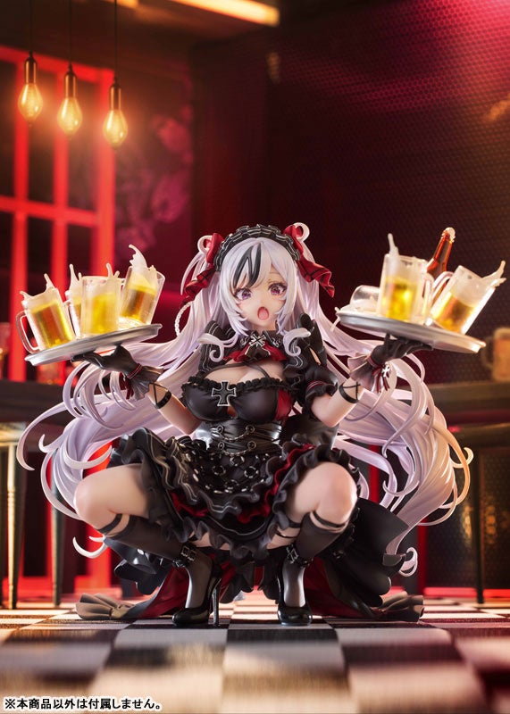 『アズールレーン』より「エルベ」のフィギュアが「慌て」フェイスパーツが付属する、あみあみ限定版で登場。