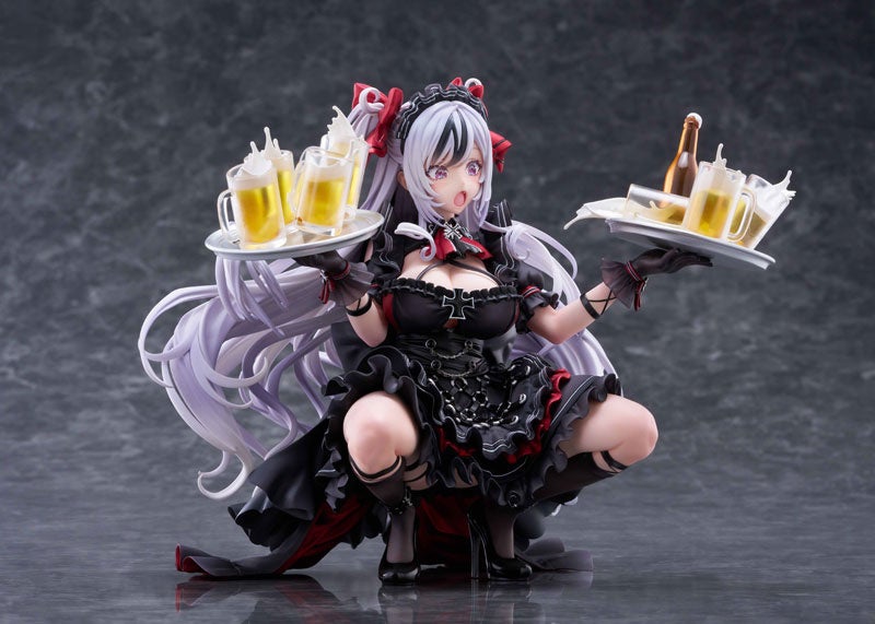 『アズールレーン』より「エルベ」のフィギュアが「慌て」フェイスパーツが付属する、あみあみ限定版で登場。