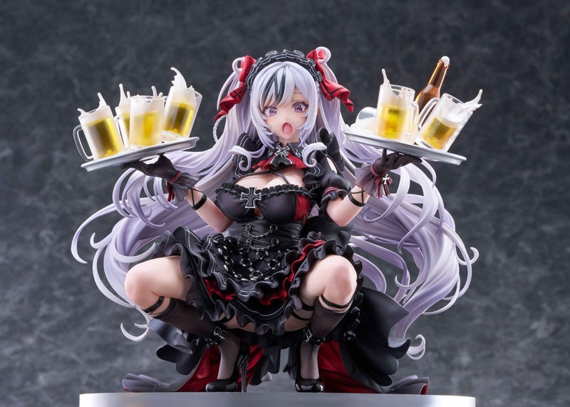 『アズールレーン』より「エルベ」のフィギュアが「慌て」フェイスパーツが付属する、あみあみ限定版で登場。