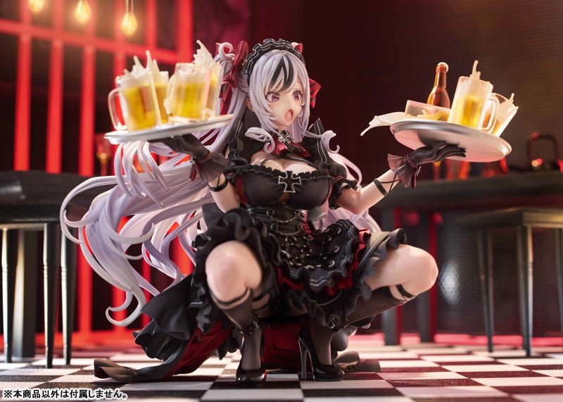 『アズールレーン』より「エルベ」のフィギュアが「慌て」フェイスパーツが付属する、あみあみ限定版で登場。