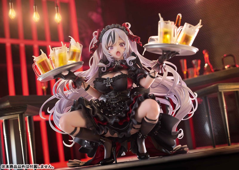 『アズールレーン』より「エルベ」のフィギュアが「慌て」フェイスパーツが付属する、あみあみ限定版で登場。