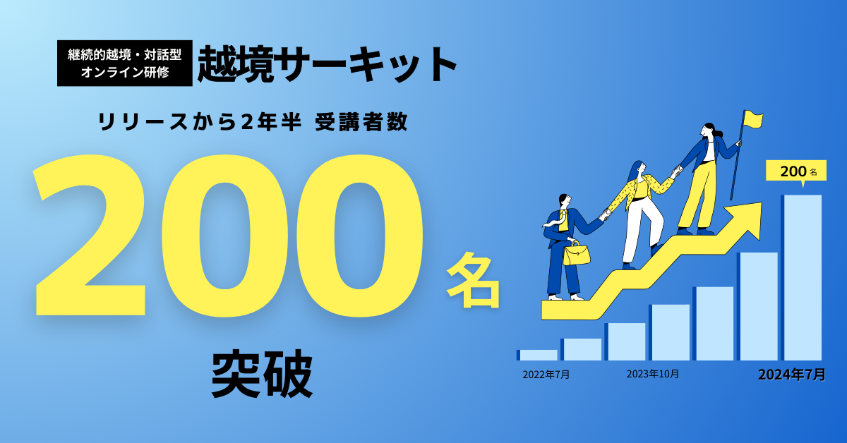 『越境サーキット』による越境者が200名を突破。越境サーキット導入企業の越境者、課題提示企業による体験レ...