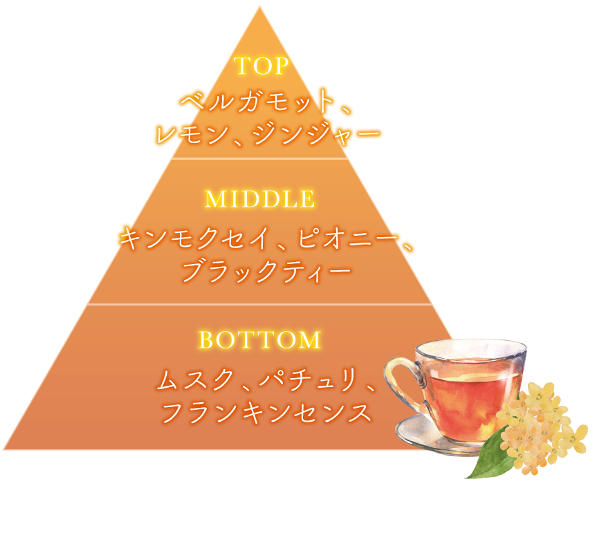 【数量限定】plus eauから、ふわっと甘い金木犀と紅茶の深みが織りなす『キンモクセイ＆ティーの香り』が登場！