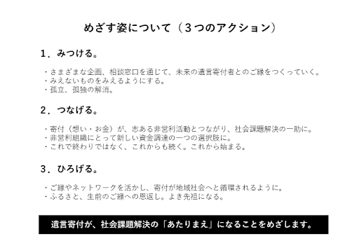 3団体が遺贈寄付の普及協力。6月27日（木）協定書締結式を実施。