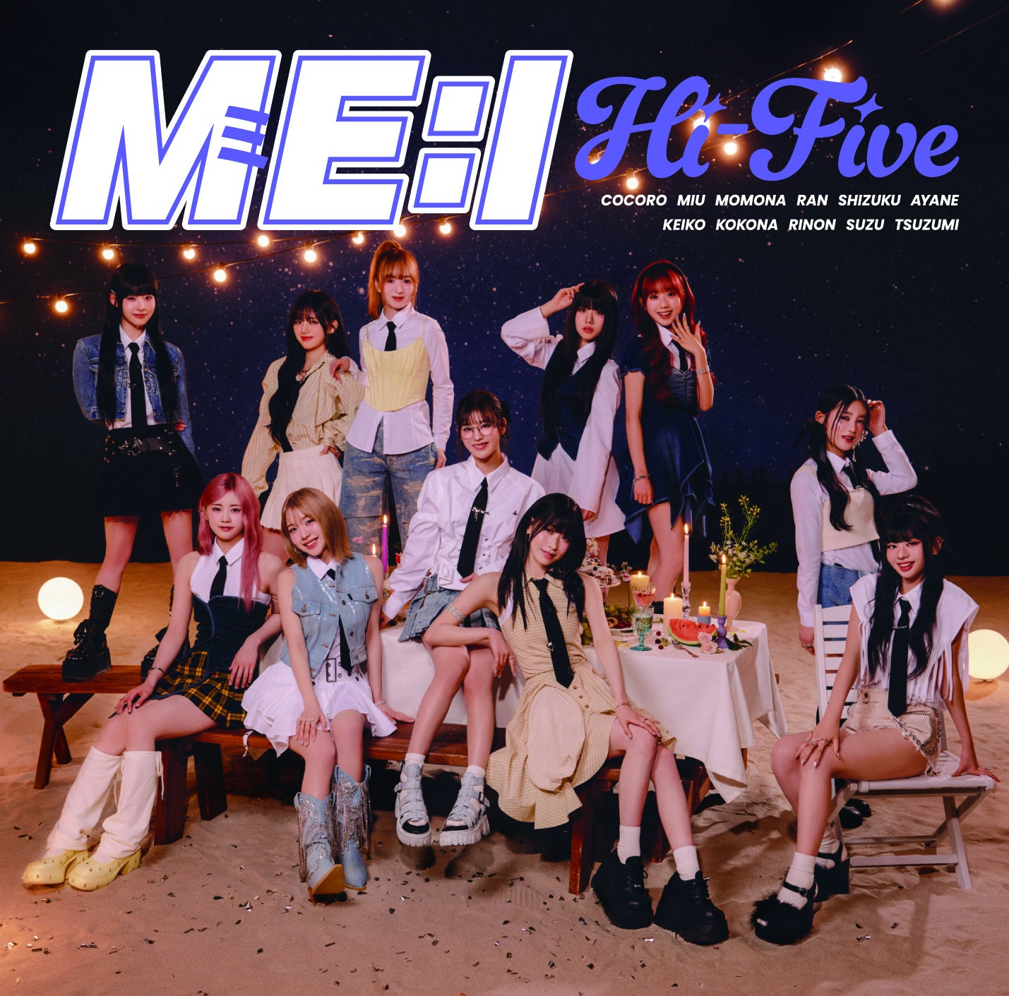 ME:I（ミーアイ）初カムバック！8月28日発売2ND SINGLE『Hi-Five』ジャケット写真・アーティスト写真解禁！