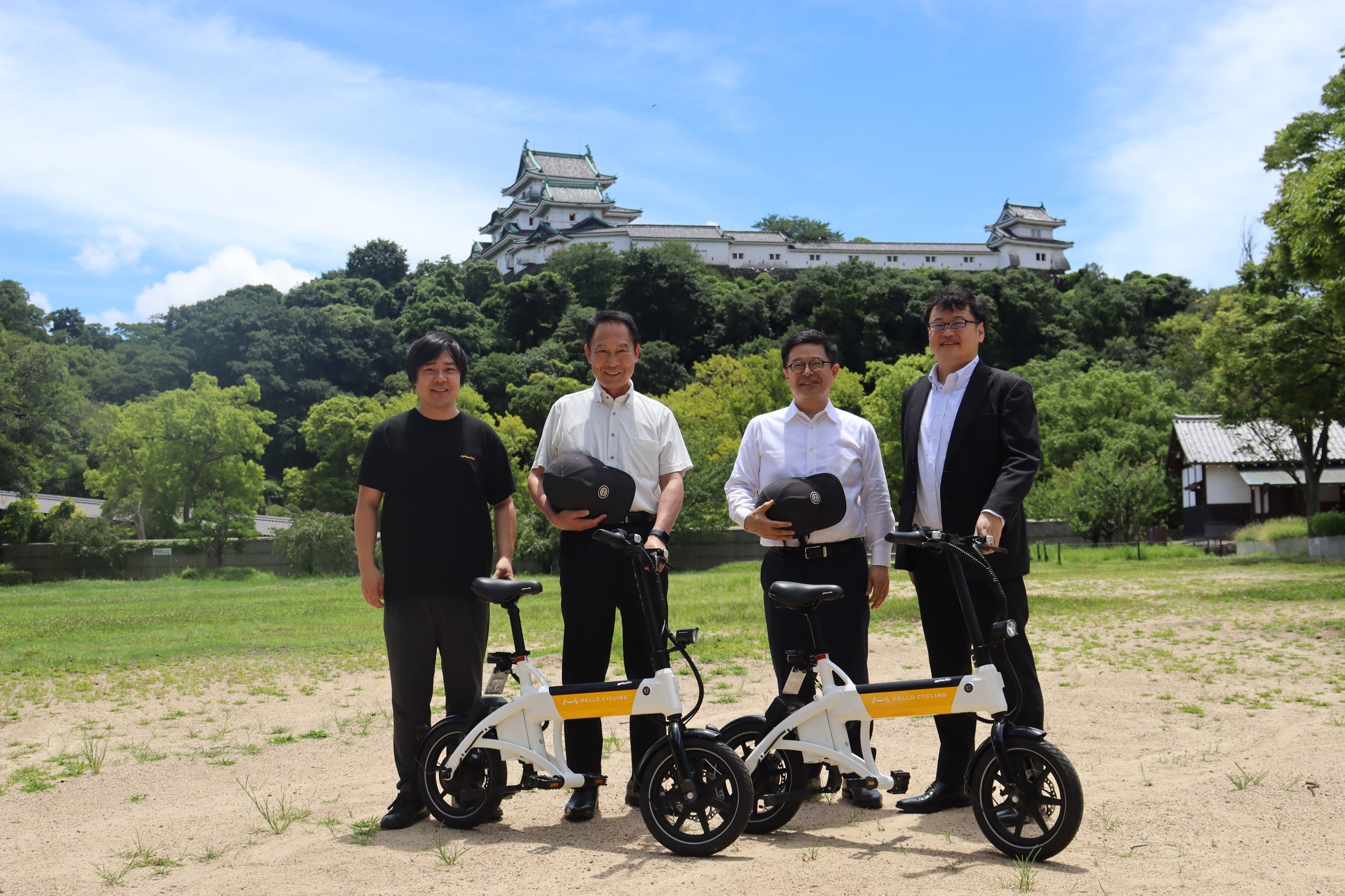 和歌山県では初！自転車のように座って走行できる「電動サイクル」のシェアリングサービスを和歌山市で7月18...