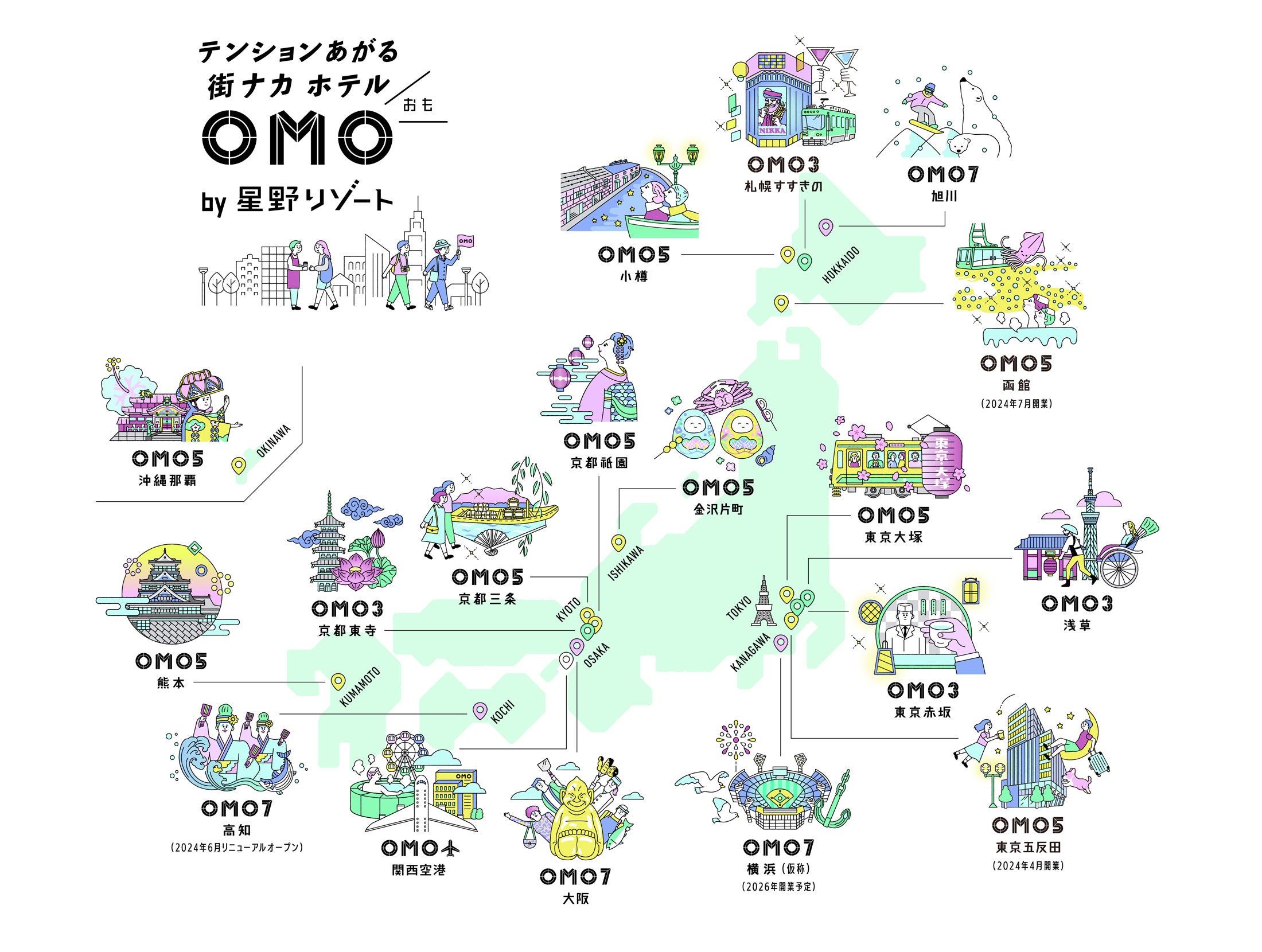 【OMO7旭川 by 星野リゾート】北海道の動物に扮したスタッフがホテルでおもてなしをする「北海道どうぶつハロ...