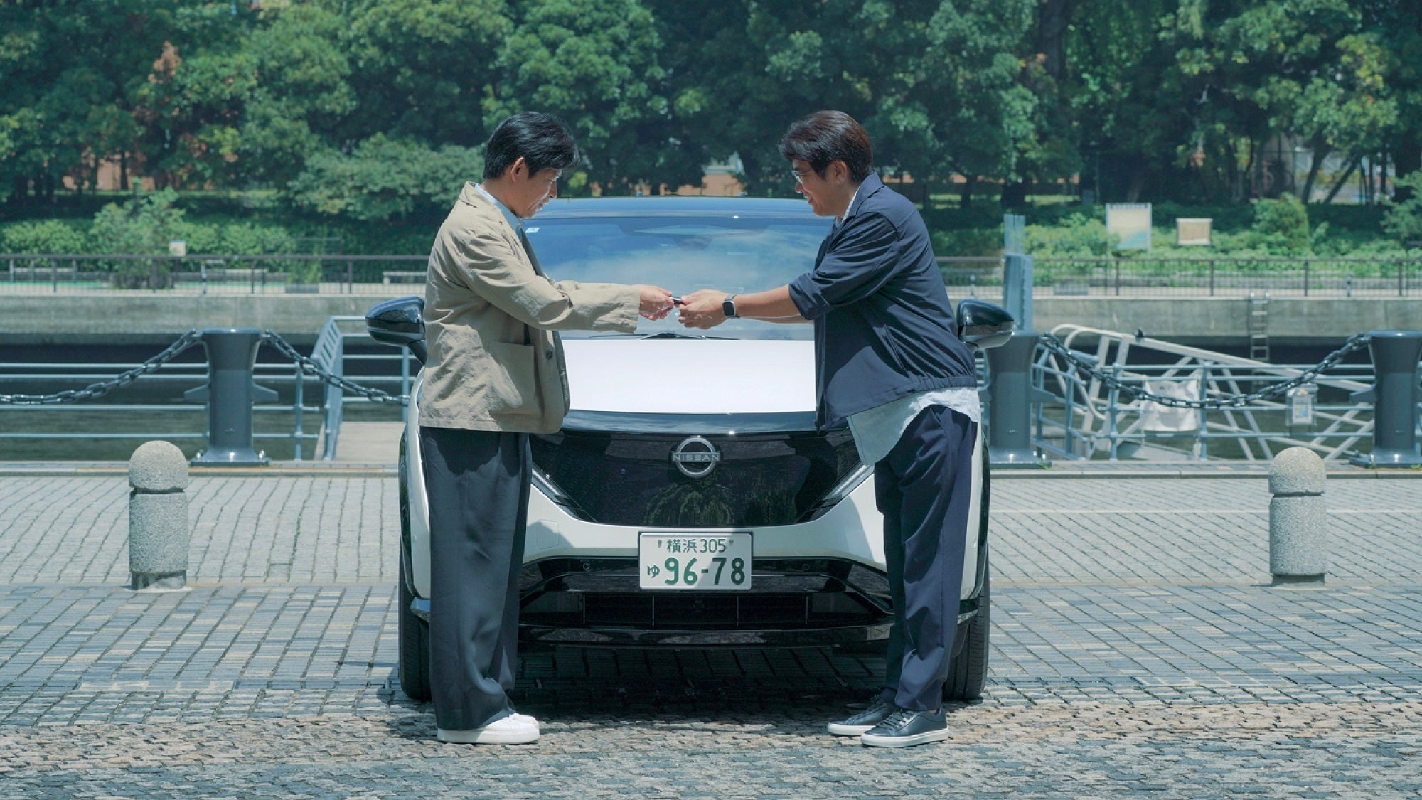 【NISSAN ARIYA presents THE BATTERY 〜石橋貴明 あの人と、どらいぶ。〜】　3回目のゲストは脚本家の坂元裕...