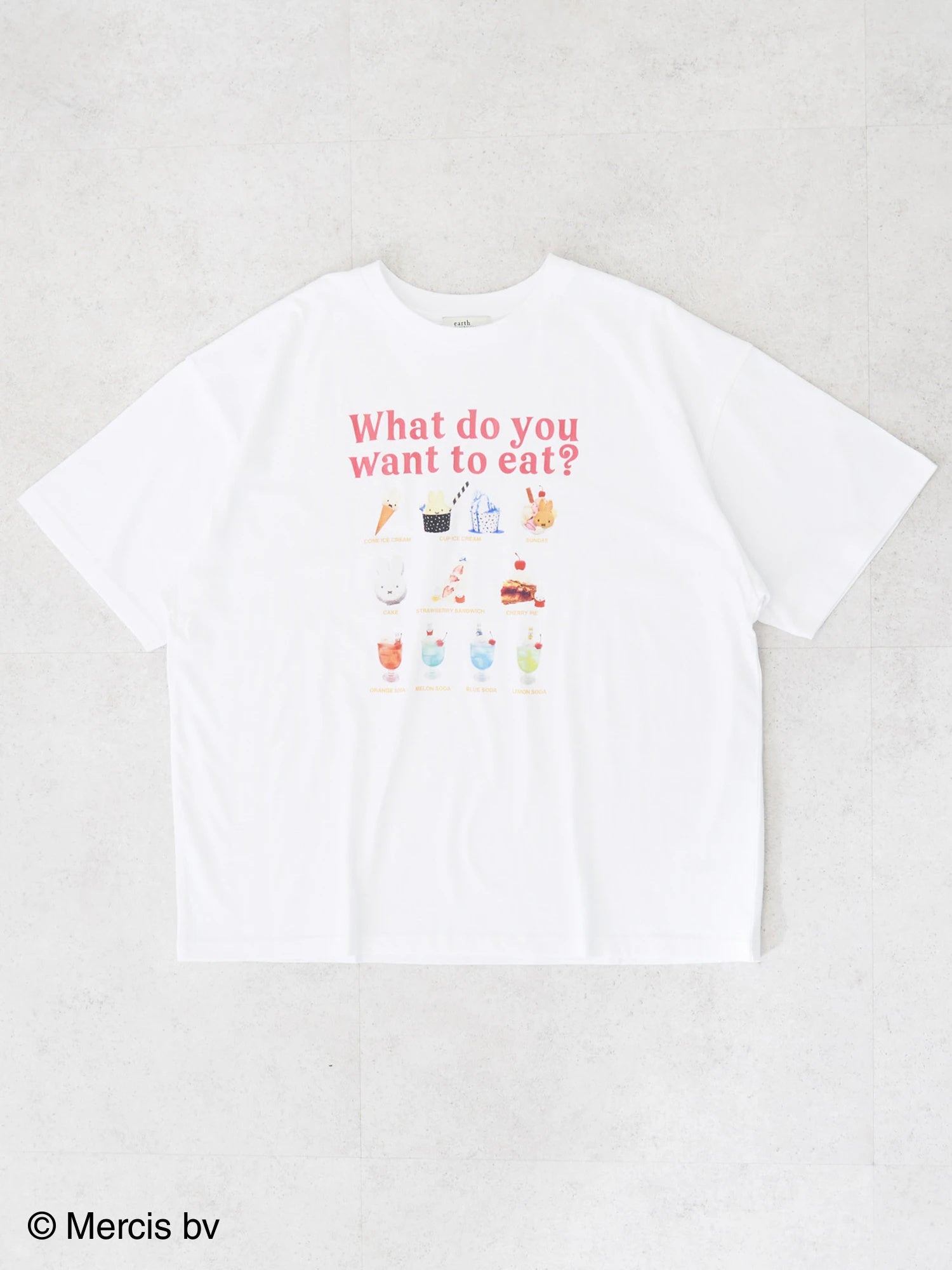 【earth music&ecology】毎回話題の「ミッフィー」コラボから新作が登場！『Dick Bruna』の３DモチーフTシャ...