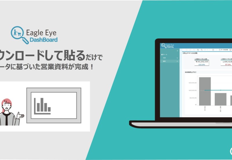 誰でも簡単にデータに基づいた説得力ある資料作成が可能に！消費財メーカー向け「Eagle Eye DashBoard」の提...