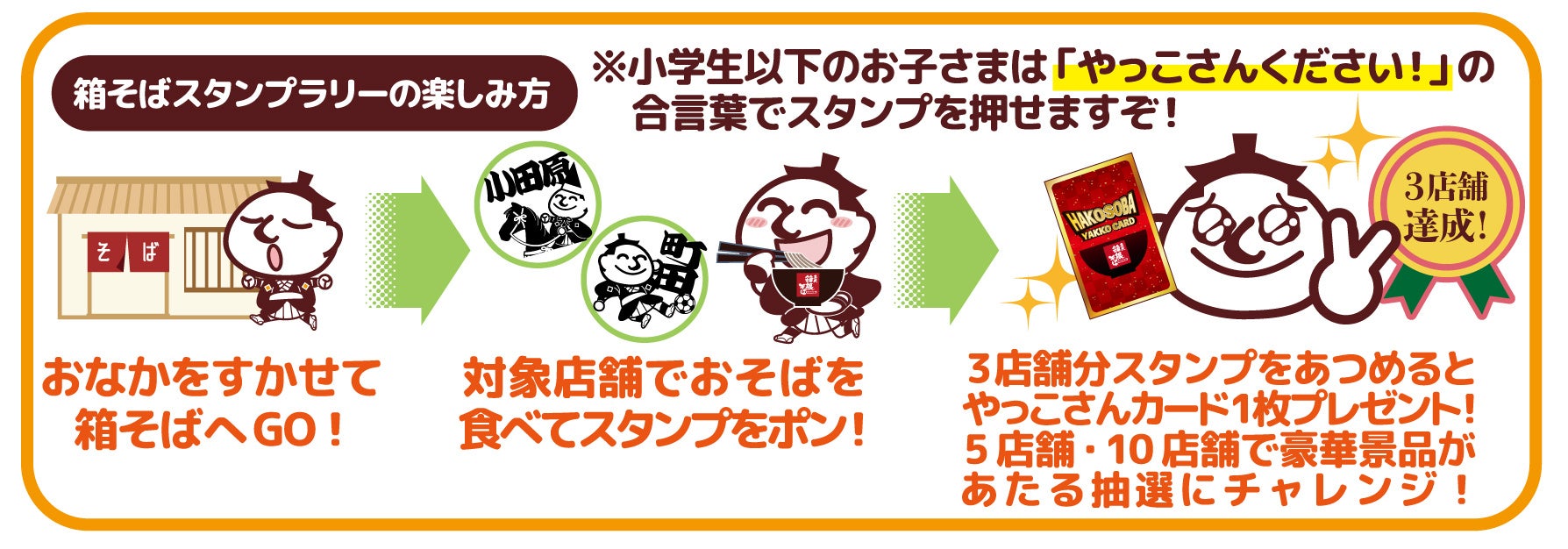 おそばを食べてご当地スタンプをあつめよう！「夏休み特別企画！箱根そばスタンプラリー」を８月１日（木）か...