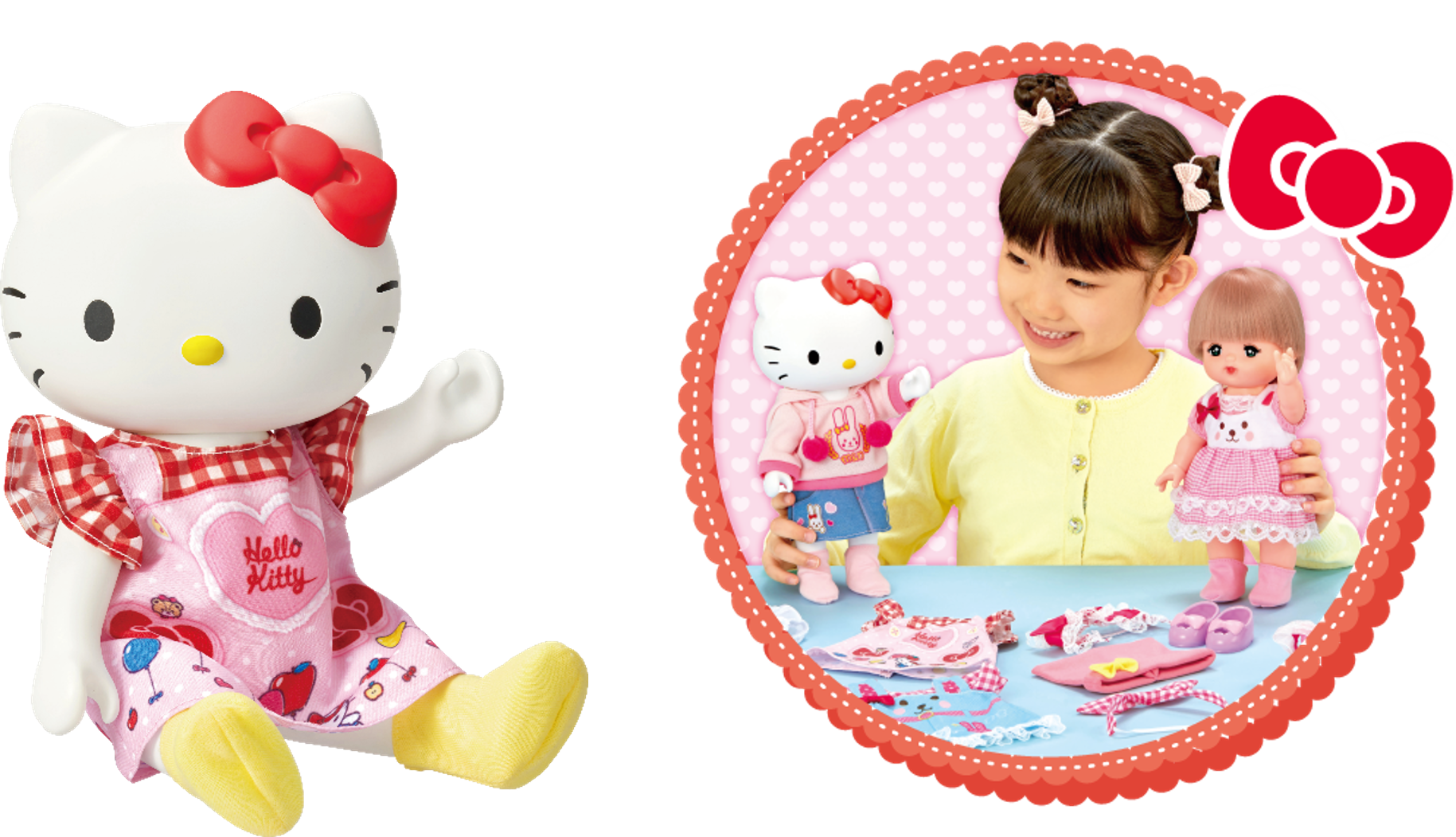 メルちゃんとハローキティのコラボ！「おせわだいすき ハローキティ」が新登場！