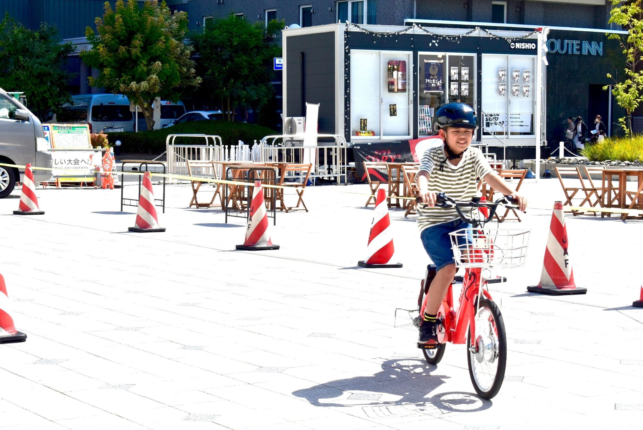 シェアサイクルサービス『チャリチャリ』、JAF 九州本部と佐賀駅前交流広場で「自転車マナーアップ啓発イベン...