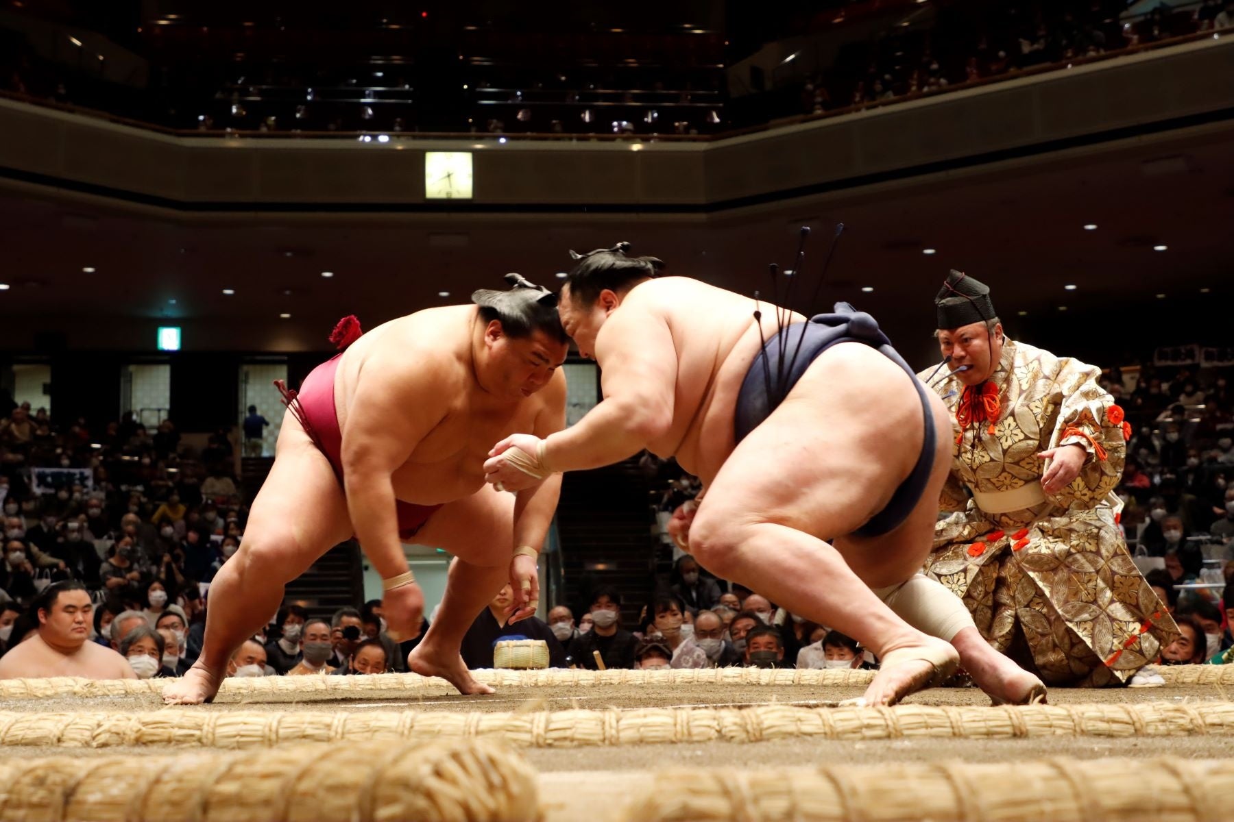 伊勢ケ濱親方が試食&アドバイス！塩と味噌味、2種類のちゃんこが食べられるのは今だけ！『大相撲名古屋場所に...