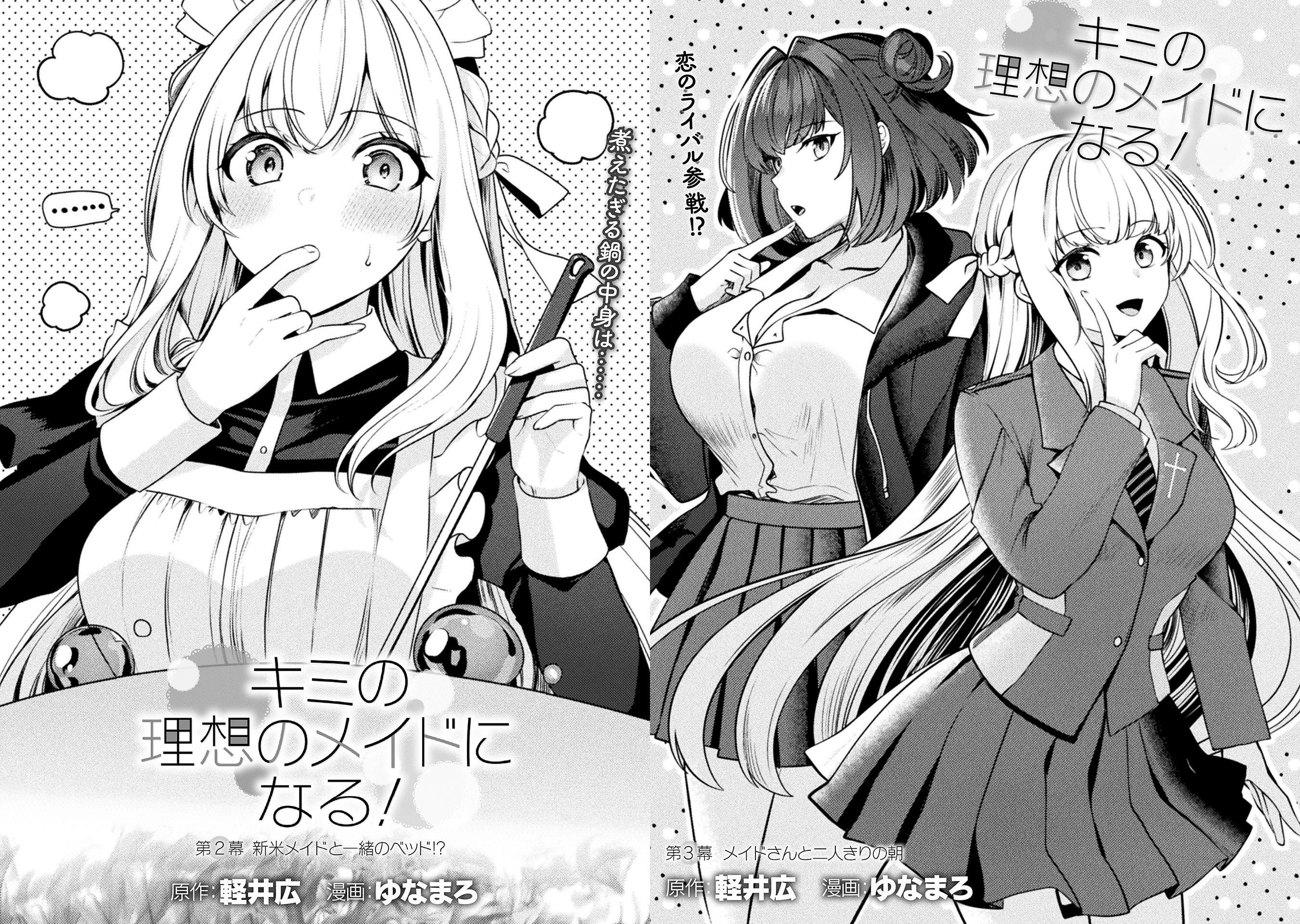 『キミの理想のメイドになる！』の、あまあま美少女メイド二人が表紙に！さらに発売が決定した単行本情報も公...