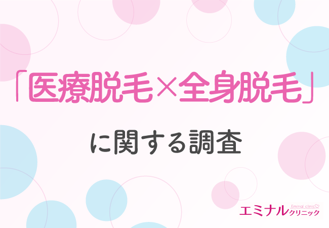 【医療脱毛×全身脱毛】医療脱毛を選んだ理由は「効果が高いから」！6割以上の方が費用と効果に納得していると...