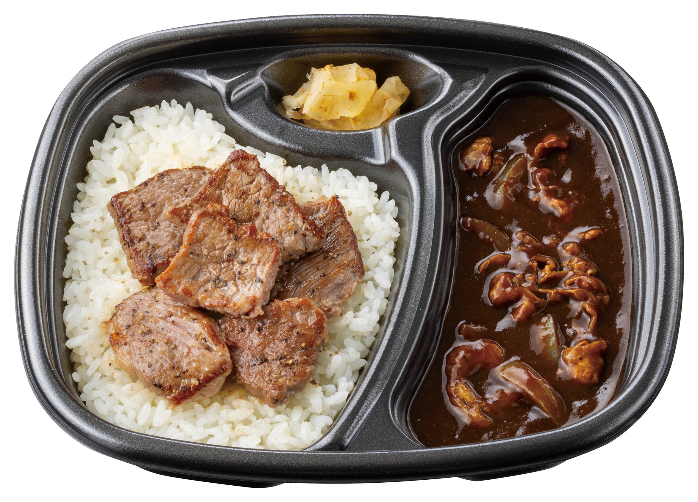 牛肉と玉ねぎの旨み 牛肉黒カレー(ハーフ・カットステーキ) 900円