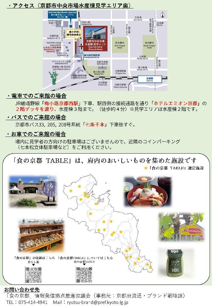 【京都府】京都各地の人気食品が大集合！