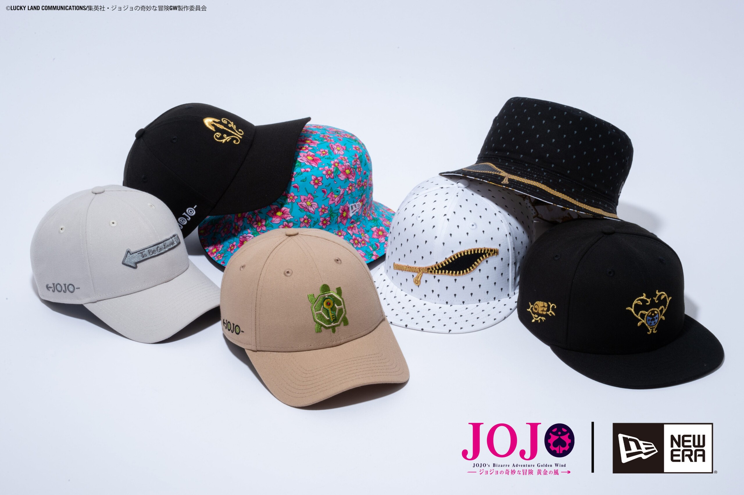 アニメ『ジョジョの奇妙な冒険　黄金の風』×NEW ERA®コラボレーションアイテムが新登場！