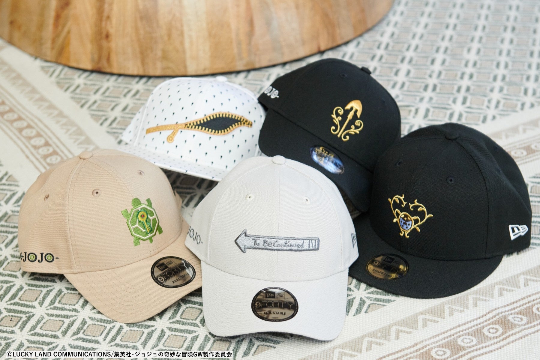 アニメ『ジョジョの奇妙な冒険　黄金の風』×NEW ERA®コラボレーションアイテムが新登場！