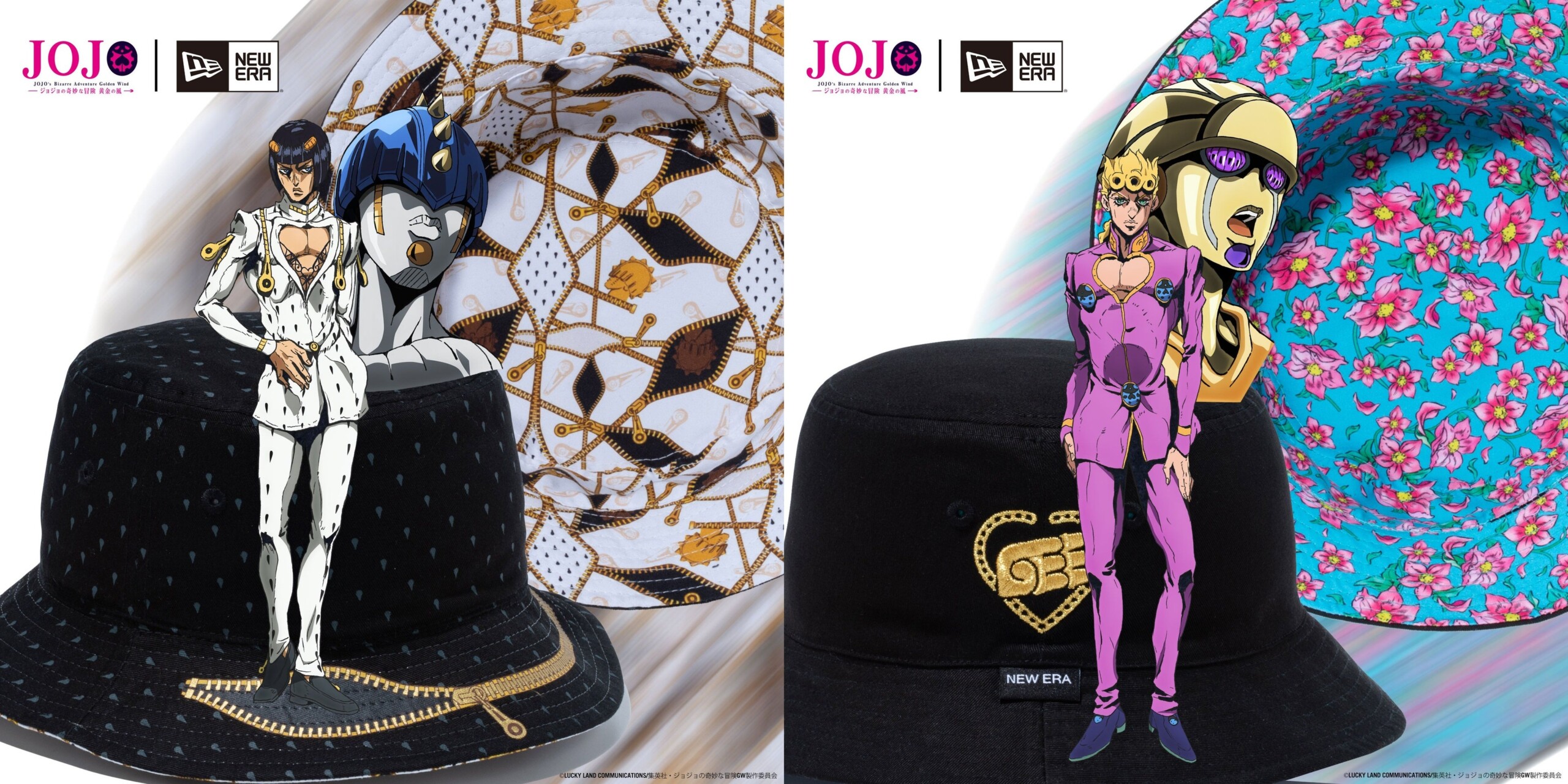 アニメ『ジョジョの奇妙な冒険　黄金の風』×NEW ERA®コラボレーションアイテムが新登場！