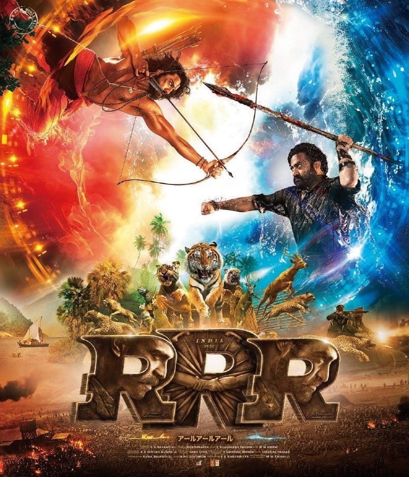 「楽天ブックス」、インド映画『RRR』のUHD＆Blu-ray＆DVD、サウンドトラックCDおよび限定グッズの予約販売を...